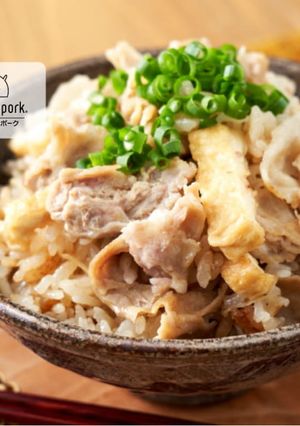 超簡単♪豚としょうがの炊き込みごはん-レシピのメイン写真