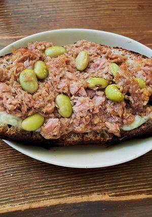 ツナと豆のトースト-レシピのメイン写真
