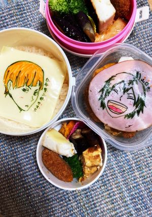 ハイキューキャラ弁(オブラート)-レシピのメイン写真