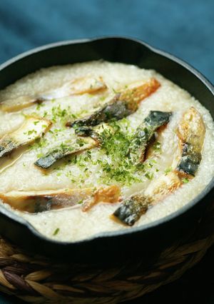 さばととろろの鉄板焼き-レシピのメイン写真