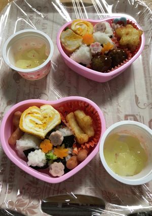 4歳と2歳の芋掘り遠足弁当♪-レシピのメイン写真