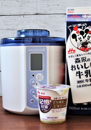 記憶対策ヨーグルトでヨーグルト-レシピのメイン写真