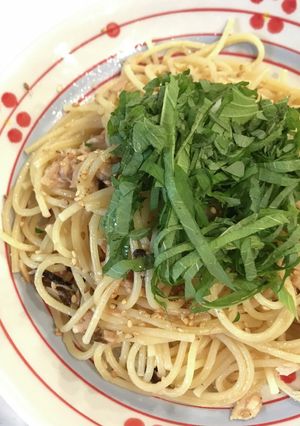 あえるだけ！ツナ缶と塩昆布のパスタ-レシピのメイン写真