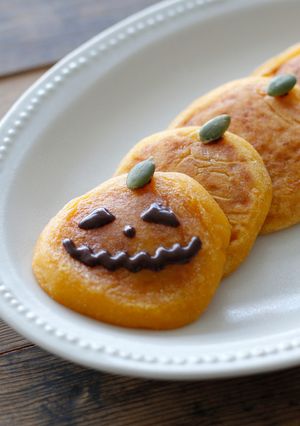 もちもち*かぼちゃのミニパンケーキ風-レシピのメイン写真