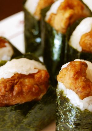 柔らか！鶏むね肉の鶏唐おにぎり-レシピのメイン写真