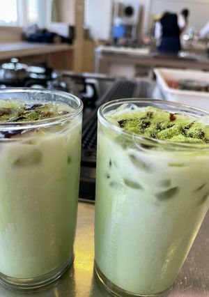抹茶が苦手な人にオススメする抹茶ラテ-レシピのメイン写真