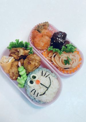 ドラえもん　キャラ弁-レシピのメイン写真