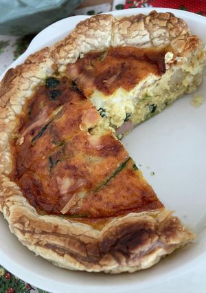 一人前から作れる！ほうれん草のキッシュ-レシピのメイン写真