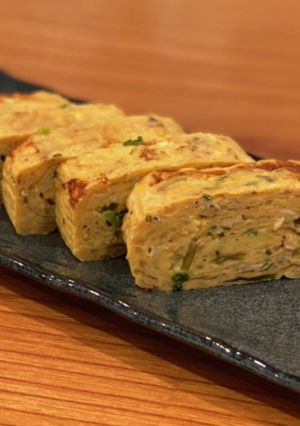 しらす納豆の玉子焼き[ひきわり納豆]-レシピのメイン写真