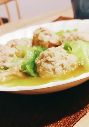 極旨★ふわっふわ〜肉団子スープ★ダシ不要-レシピのメイン写真