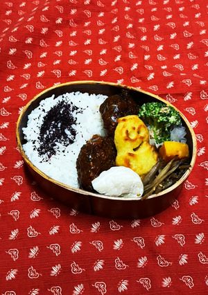 10/29 ハンバーグ弁当-レシピのメイン写真