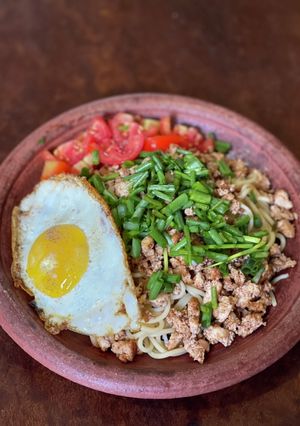 そぼろ豆腐のジャージャー麺風♪-レシピのメイン写真