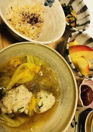 鶏団子スープ-レシピのメイン写真