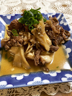 美味しい!舞茸香る!簡単肉豆腐-レシピのメイン写真