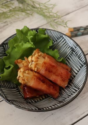 お弁当に♪えのきのベーコン巻き-レシピのメイン写真