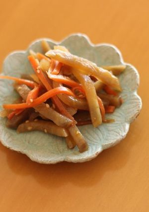 お砂糖不要！ヤーコンきんぴら-レシピのメイン写真