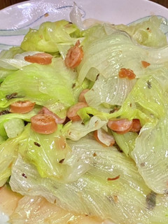 レタスの梅肉炒め-レシピのメイン写真