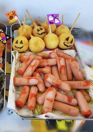 指ウインナー、ハロウィン-レシピのメイン写真