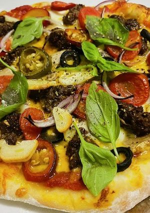 ピザに乗ってるイタリアンソーセージ-レシピのメイン写真