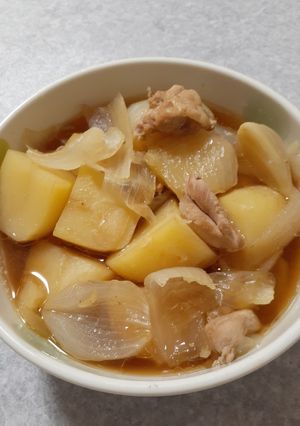 鶏肉とじゃがいもの煮物-レシピのメイン写真