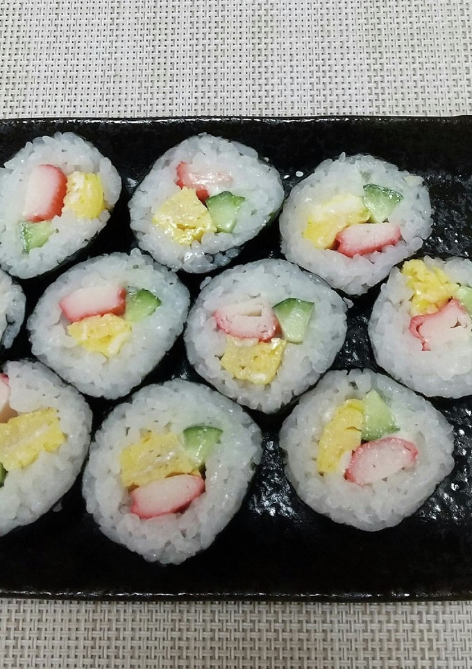 簡単サラダ巻き　恵方巻きにも-レシピのメイン写真