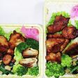 【夫婦弁当153】鶏のさっぱり炒めと春巻
