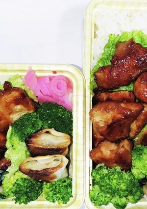 【夫婦弁当153】鶏のさっぱり炒めと春巻-レシピのメイン写真