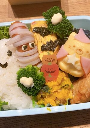 娘喜ぶ♡ハロウィンお弁当-レシピのメイン写真