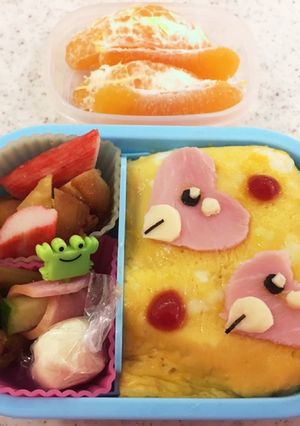 ポケモン ラブカス オムライス-レシピのメイン写真