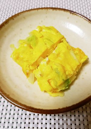 お弁当にも♪長ネギ入り卵焼き-レシピのメイン写真