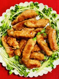 肉巻きスナップエンドウ-レシピのメイン写真