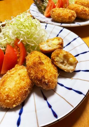 舞茸の旨味溢れる★コク旨クリームコロッケ-レシピのメイン写真