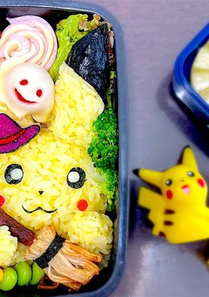 ポケモン弁当〜ハロウィンピカチュウ〜-レシピのメイン写真