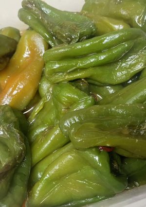 俺流！丸ごとピーマンのクタクタ煮（味噌）-レシピのメイン写真