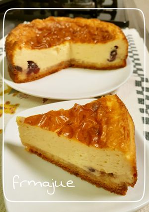 ドライクランベリー入り♡焼きチーズケーキ-レシピのメイン写真