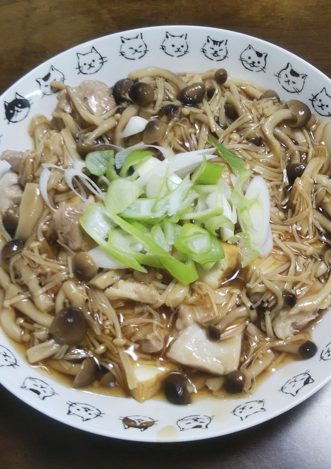 鶏肉と厚揚げのきのこ餡掛け-レシピのメイン写真