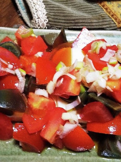 トマトとピータン豆腐-レシピのメイン写真