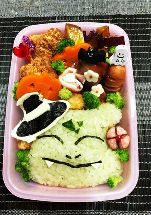 フシギダネのキャラ弁ハロウィンバージョン-レシピのメイン写真