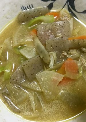 保温鍋で減塩豚汁美味しく出来ました-レシピのメイン写真