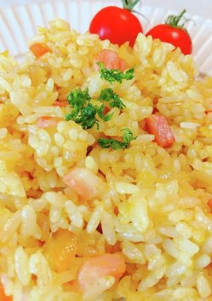 簡単☆カレーチャーハン-レシピのメイン写真
