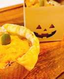 簡単ハロウィン♡配れるミニパンプキンパイ