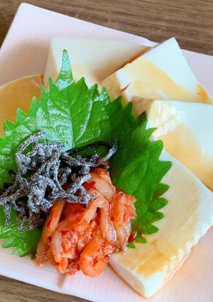 キムチと塩昆布の冷奴-レシピのメイン写真