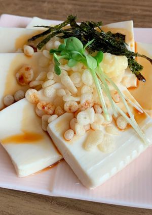 天かすの冷奴-レシピのメイン写真