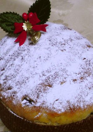 クリスマス♪ パネトーネ風パン-レシピのメイン写真