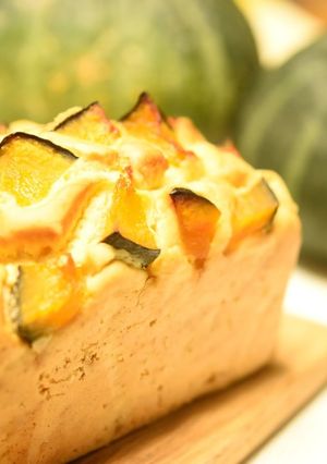 ボウルひとつ混ぜるだけカボチャ米粉ケーキ-レシピのメイン写真