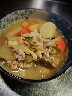 山芋の豚汁〜w❨(@≧↺≦@)❩wwy-レシピのメイン写真