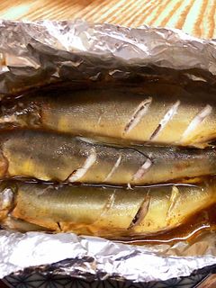 まるごと食べられる♡鮎のホイル焼き-レシピのメイン写真