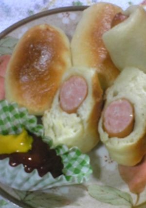 ベーグル生地のウインナ巻き-レシピのメイン写真
