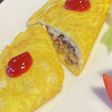 時短、簡単、オムレツ(チーズ入り)