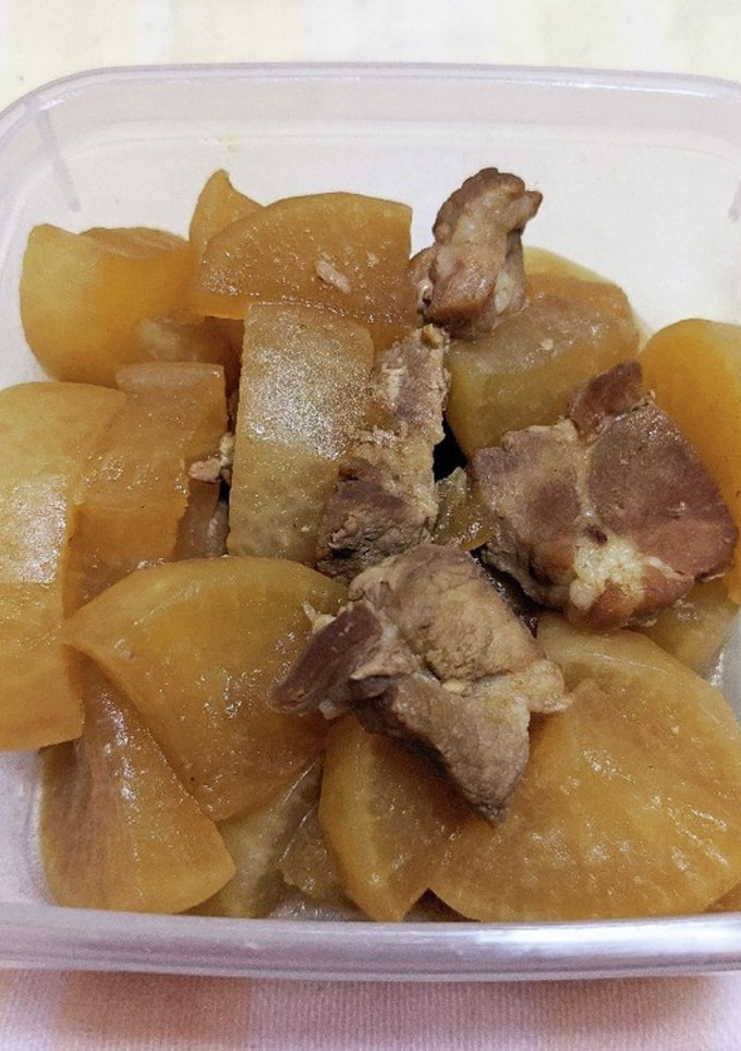 大根と豚ロース肉の煮物-レシピのメイン写真